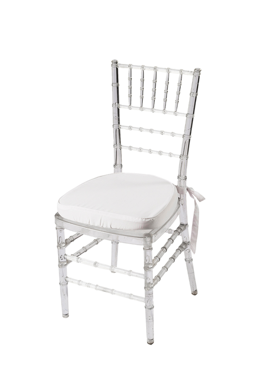Cadeira Tiffany Cristal - Acento Branco
