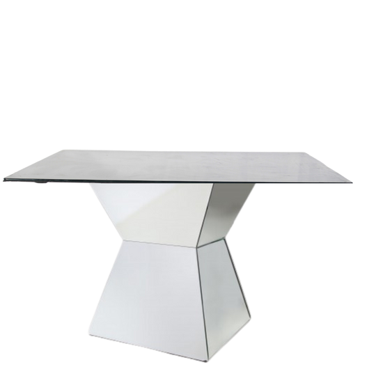 Mesa Espelhada Trapeze - Tampo Quadrado